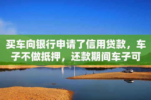不抵押车子的贷款(抵押车子贷款怎么贷有多少利息)? (http://m.qacrysj.cn/) 知识问答 第1张